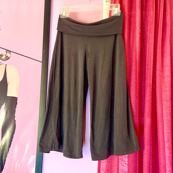 Vintage Pants - Y2k Vintage Chocolate 🍫 Brown Gaucho Pants Casual Lounge Bottoms Women’s XXS